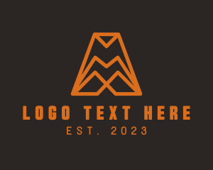 Zigzag - Modern Company Letter A logo design