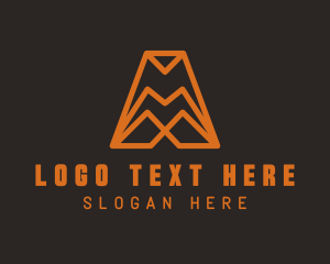 Modern Company Letter A  Logo