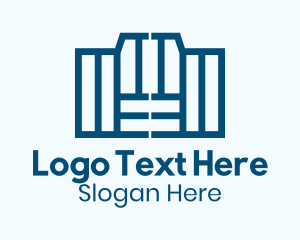 Linear Doorway Structure Logo