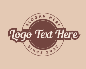 Cafe - Classic Round Badge logo design