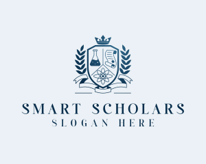 Scholastic - Educational Science Academy logo design