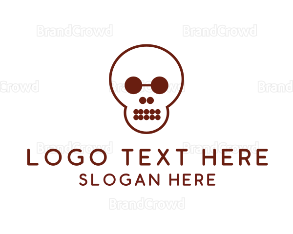 Simple Shape Skull Logo