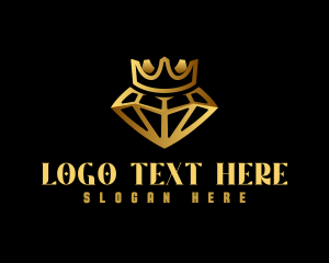 Gold Crystal Crown Logo