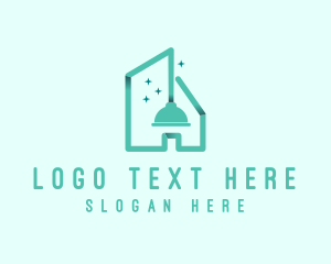 Sanitation - Home Sanitation Plunger logo design