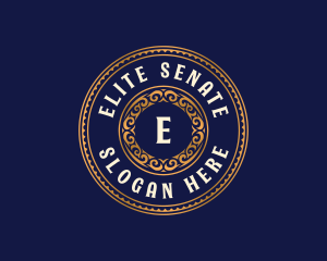 Ornamental Luxury Vintage logo design