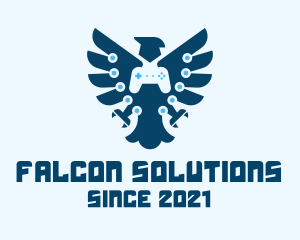 Eagle Game Controller logo design