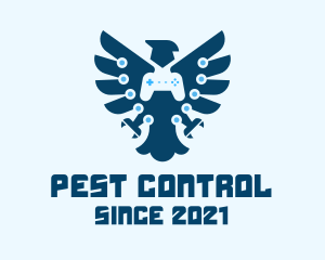 Eagle Game Controller logo design