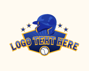 Sports Baseball Helmet Logo