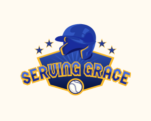 Sports Baseball Helmet Logo