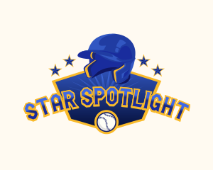 Sports Baseball Helmet logo design