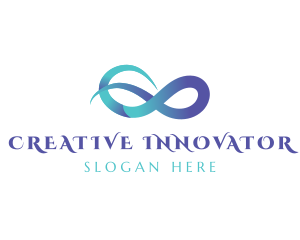 Gradient Creative Loop logo design