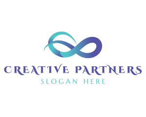 Gradient Creative Loop logo design