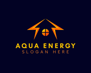 House Lightning Energy logo design