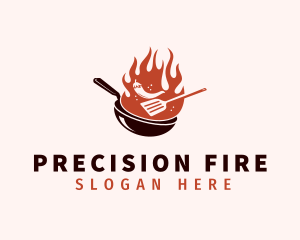 Fire Chili Restaurant logo design