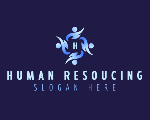 People Human Resource logo design