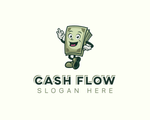 Money Currency Bills Rebate logo design