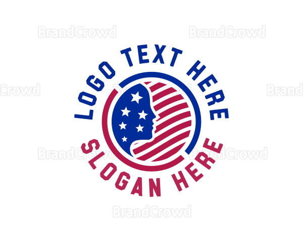 American Flag Government Logo