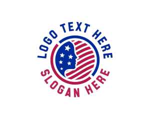 American Flag Government Logo