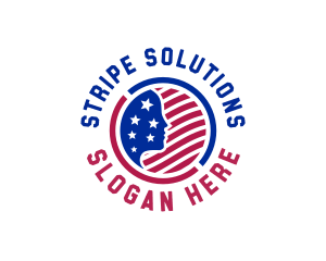 American Flag Government logo design