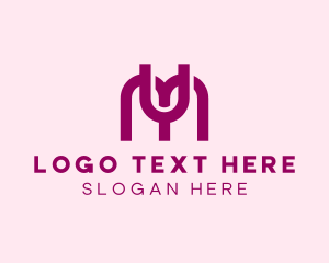 Pink - Media Advertising Agency logo design