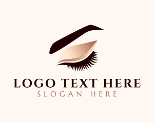 Eyeliner - Elegant Beauty Eyelashes logo design