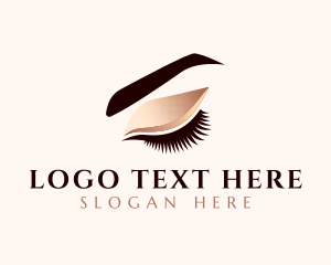 Eyeshadow - Elegant Beauty Eyelashes logo design