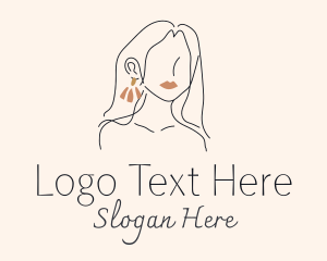 Fashion Woman Glam Earring  Logo