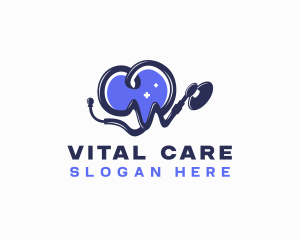 Healthcare - Stethoscope Healthcare Clinic logo design