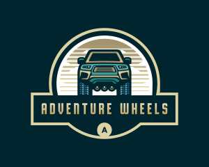 4wd - SUV Vehicle Garage logo design