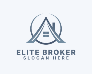 Broker - Housing Roof Broker logo design