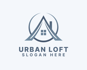 Loft - Housing Roof Broker logo design