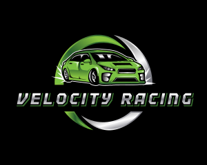 Car Racing Automotive logo design