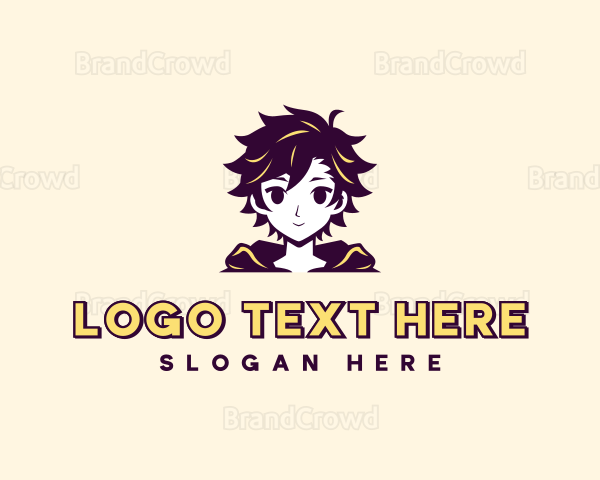 Manga Comics Character Logo