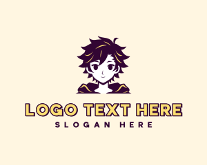 Manga Comics Character Logo