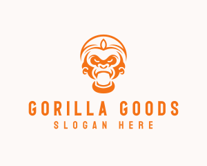 Zoo Monkey Wildlife  logo design