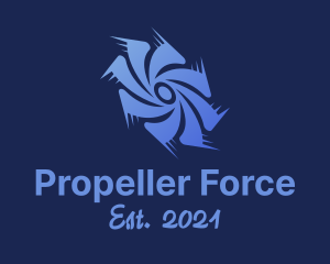 Propeller - Propeller Wind Ventilation logo design