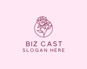 Event Styling - Rose Flower Bloom logo design