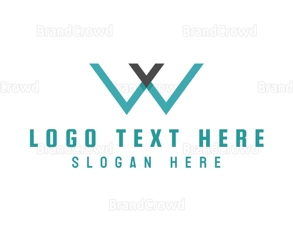 Modern Generic Business Letter W Logo