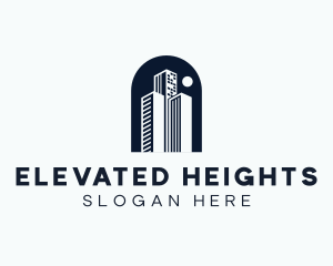 High Tower Building logo design