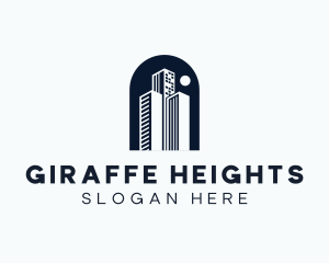 High Tower Building logo design