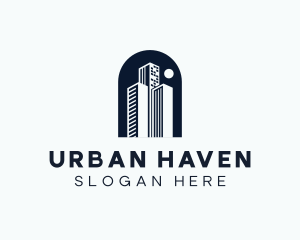 High Tower Building logo design