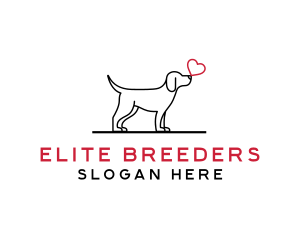 Pet Dog Love logo design