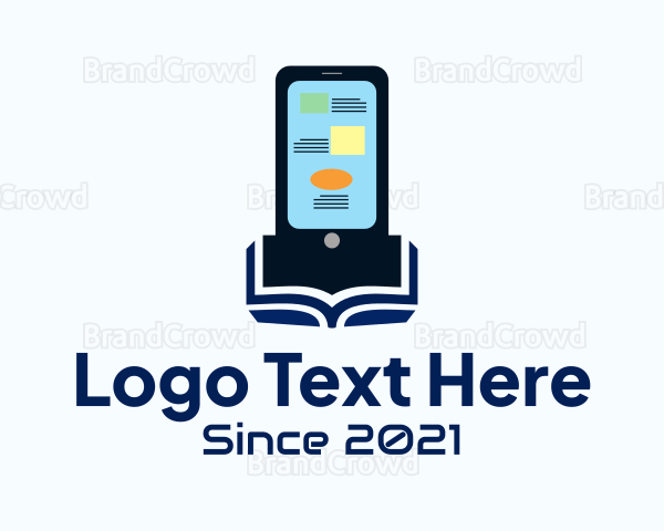 Mobile Phone Ebook Logo
