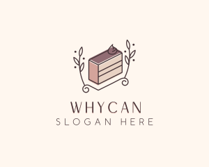 Dessert Cake Slice Logo