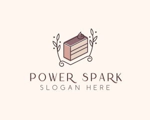 Cake Slice - Dessert Cake Slice logo design