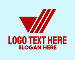 Logistics - Logistics Letter V logo design