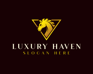 Luxury Horse Equine logo design