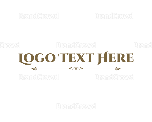 Elegant Wrought Iron Logo