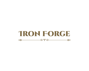 Elegant Wrought Iron logo design