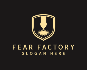 Factory Laser Cutter logo design